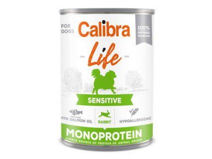 Calibra Dog Life  konz.Sensitive Rabbit 400g