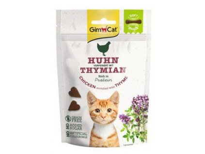 Gimcat Soft Snacks kuře s tymianem 60g