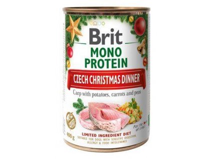 Brit Care Christmas Dog konz Mono Protein can 400g