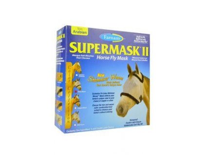 FARNAM Supermask II bez uší vel. ARAB šedo-černá