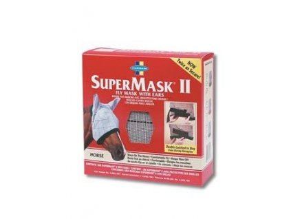 FARNAM Supermask II s ušima vel. HORSE šedo-kaštanová