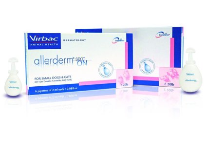 Allerderm spot-on pro malé psy a kočky 6x2ml