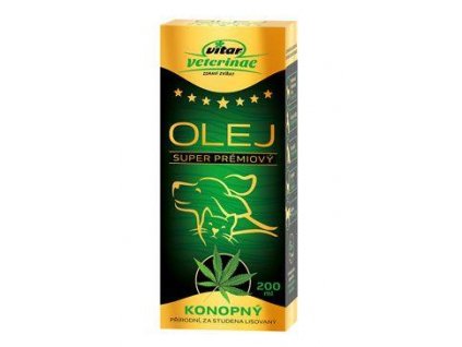 VITAR Veterinae Konopný olej 200ml