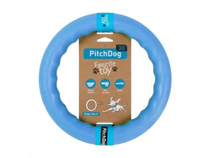 388254 1 pitchdog treninkovy kruh pro psy modry 28cm