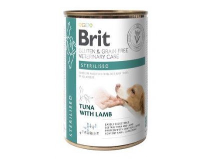 Brit VD Dog GF konz. Sterilised 400g