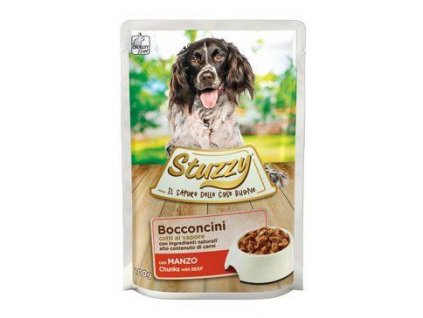 Stuzzy Dog kapsa Adult kousky hovězí 100G