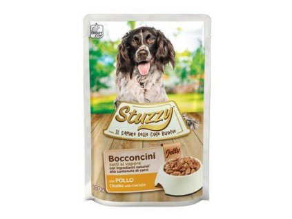 Stuzzy Dog kapsa Adult kousky kuřecího 100g