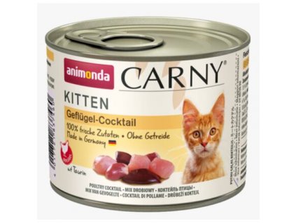 515653 animonda konzerva carny kitten drubezi koktejl 200g