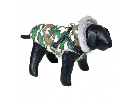Nobby obleček pro psy POLAR 2v1 48 cm maskáčová zelená