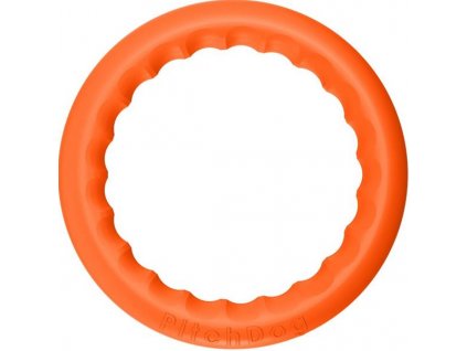 Hračka tréninkový pěnový kruh oranžový 30cm PitchDog