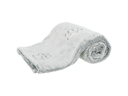 NANDO fleecová deka s vysokým vlasem - světle šedá (Velikost deky 150 x 100 cm)