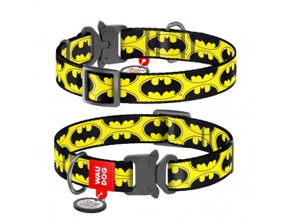 484950 waudog obojek nylonovy dc batman logo fastex qr 33 49cm 2 5cm