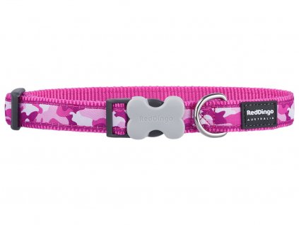 Obojek RD CAMOUFLAGE PINK 2,5/41-63cm