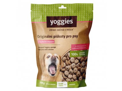 yoggies nove originalni piskoty s kurecim masem 150g