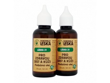 LÁSKA 21 - Pro zdravou kůži a srst - podpůrný olej 100 ml -