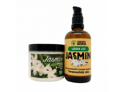 Jasmín - zvýhodněná kolekce terapeutický olej a sprchové máslo