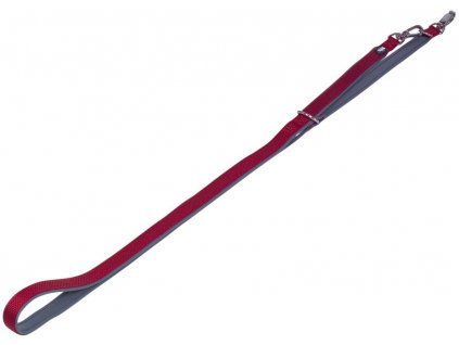 Nobby CLASSIC PRENO ROYAL vodítko neoprénové červené M-L 200cm