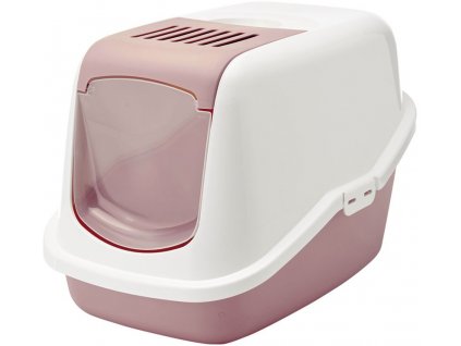 Savic NESTOR toaleta pro kočky 56x39x38cm růžová