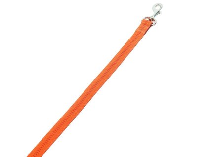 Vodítko Nobby SOFT GRIP nylonové 120cm / 15mm oranžové