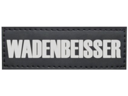 Nobby vyměnitelný nápis WADENBEISSER na postroj Seguro 3x9cm 2ks