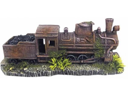 Nobby akvarijní dekorace zrezivělá lokomotiva 25,7 x 8,5 x 10,5 cm
