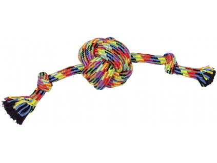 Nobby hračka pre psov farebné lano 1x uzol 298g 45cm