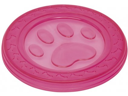 Nobby hračka pro psy termoplastická guma frisbee růžové 22cm