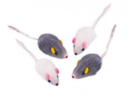 Plyšové myši Nobby 4cm (4ks)