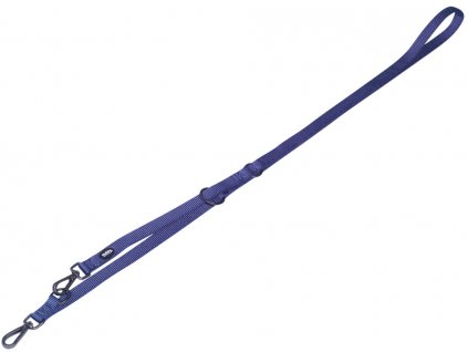 Nobby CLASSIC COMFORT vodítko nylon modrá S-M 2m 20mm