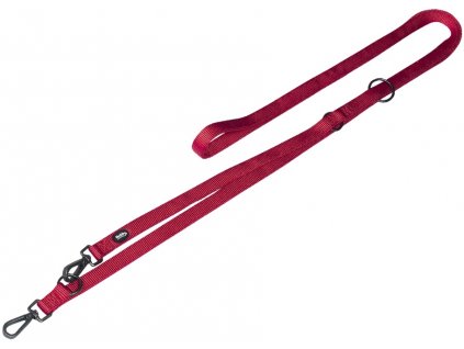 Vodítko Nobby CLASSIC COMFORT nylonové červené M-L 3m 25mm
