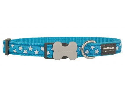 Obojek RD star TURQUOISE 2,5/41-64cm