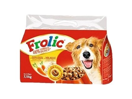 Frolic s drůbežím masem a zeleninou 7,5kg