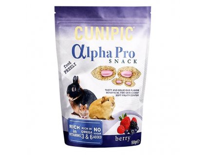 Cunipic Alpha Pro Snack Berry - lesní plody 50 g