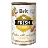 Brit Fresh Dog konz Chicken with Sweet Potato 400g EXP.: 18.4.22
