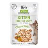 Brit Care Cat Fillets in Gravy Kitten Choi.Chicken 85g