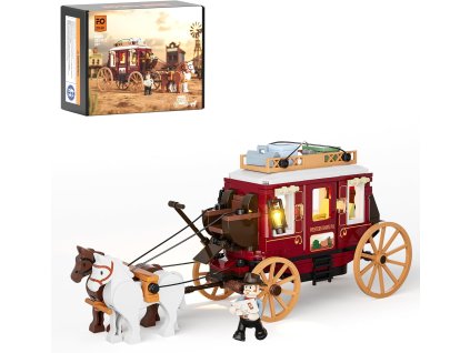 Funwhole Vadnyugati postakocsi világítással F9052 01