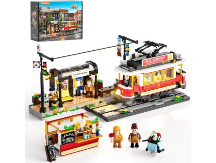 Lumibricks Nosztalgia villamos és megálló L9084