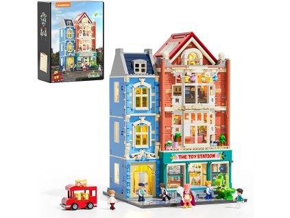 Lumibricks L9100 Városi játékbolt világítással 01