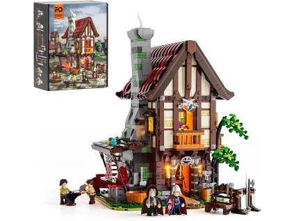 Lumibricks Funwhole Középkori kovácsműhely világítással F9040 01