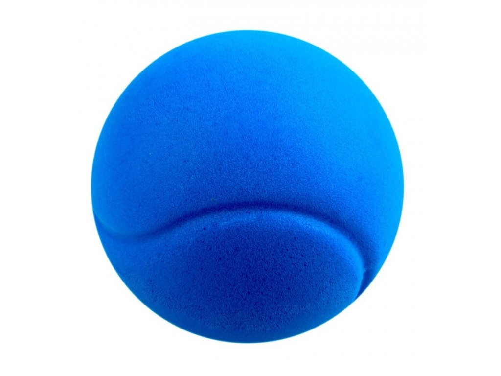 molitanovy softovy micek 70 mm s prolisem modra