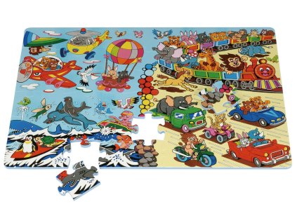PN240P zviratka cestuji penove puzzle