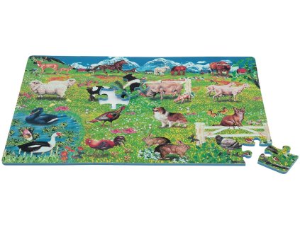 PN120P domaci zvirata penove puzzle