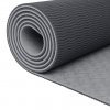 tpe long podlozka yoga mat nesmekava seda antracit