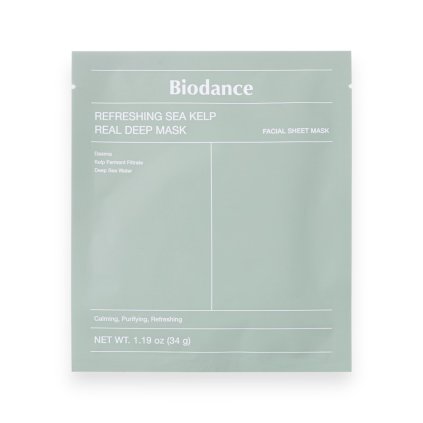 slo pl Biodance Refreshing Sea Kelp Real Deep Mask Upokojujuca a hydratacna platienkova maska 1ks 34g 24219 1 Photoroom
