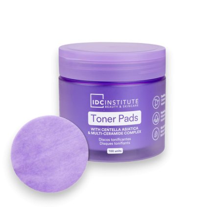 IDC Institute Tonerové tampóny - Ceramide Soothing Pads - 120 ml (100 ks)