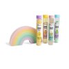 IDC Institute Darčekový set do kúpeľa + dúhová špongia -  Sweet Swirls Gift Set Rainbow