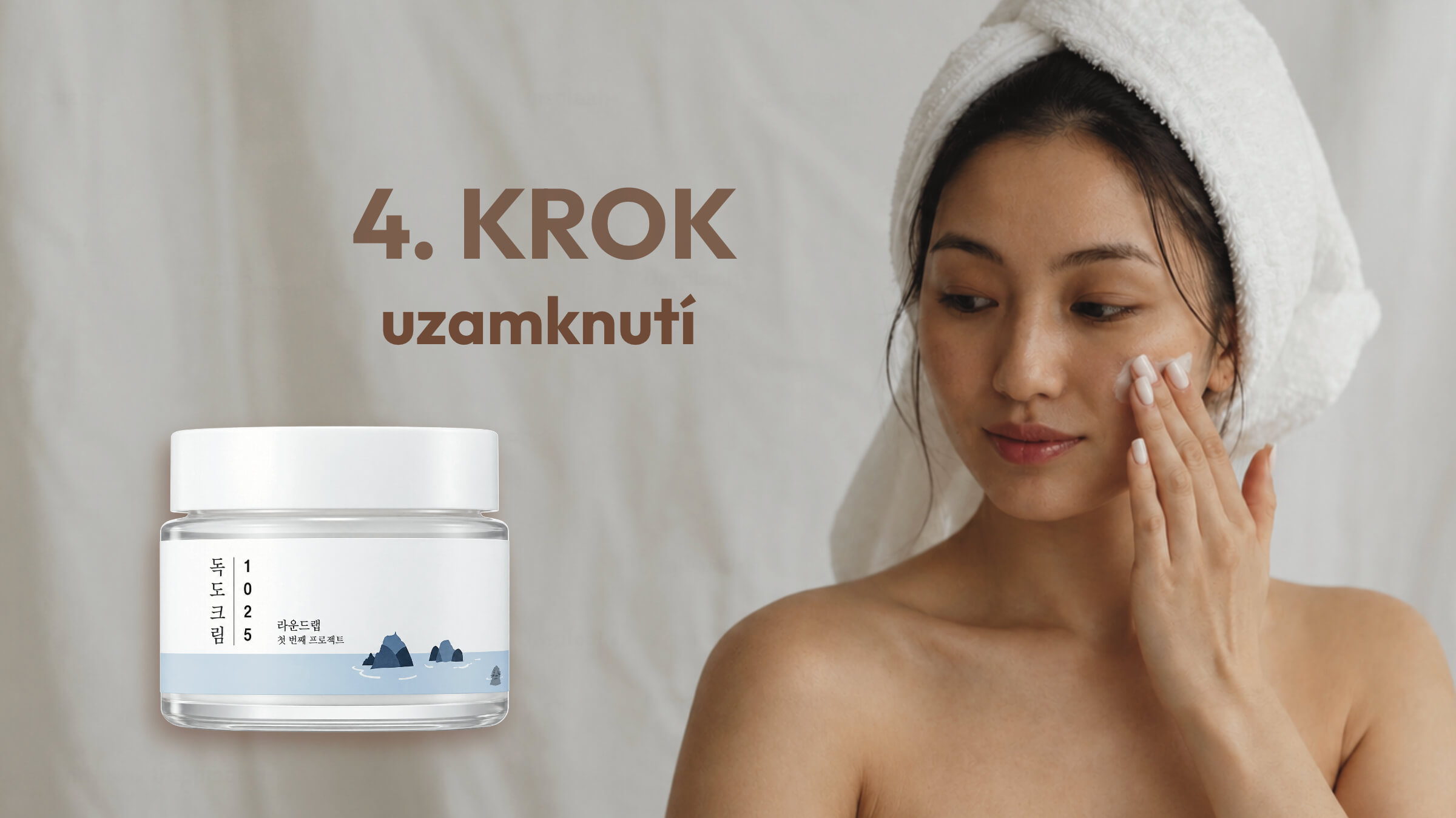 Krok 4 podzimní rutiny - krém s ceramidy