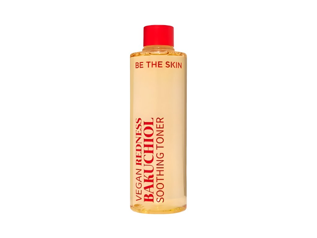 be the skin vegan redness bakuchiol soothing toner 250ml 1 min