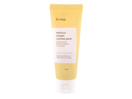 cze pl iUNIK Propolis Vitamin Sleeping Mask Nocni hydratacni maska s propolisem 60 ml 1611 4