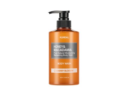 920 kundal honey macadamia body wash korejsky sprchovy gel cherry blossom 500 ml korejska kosmetika